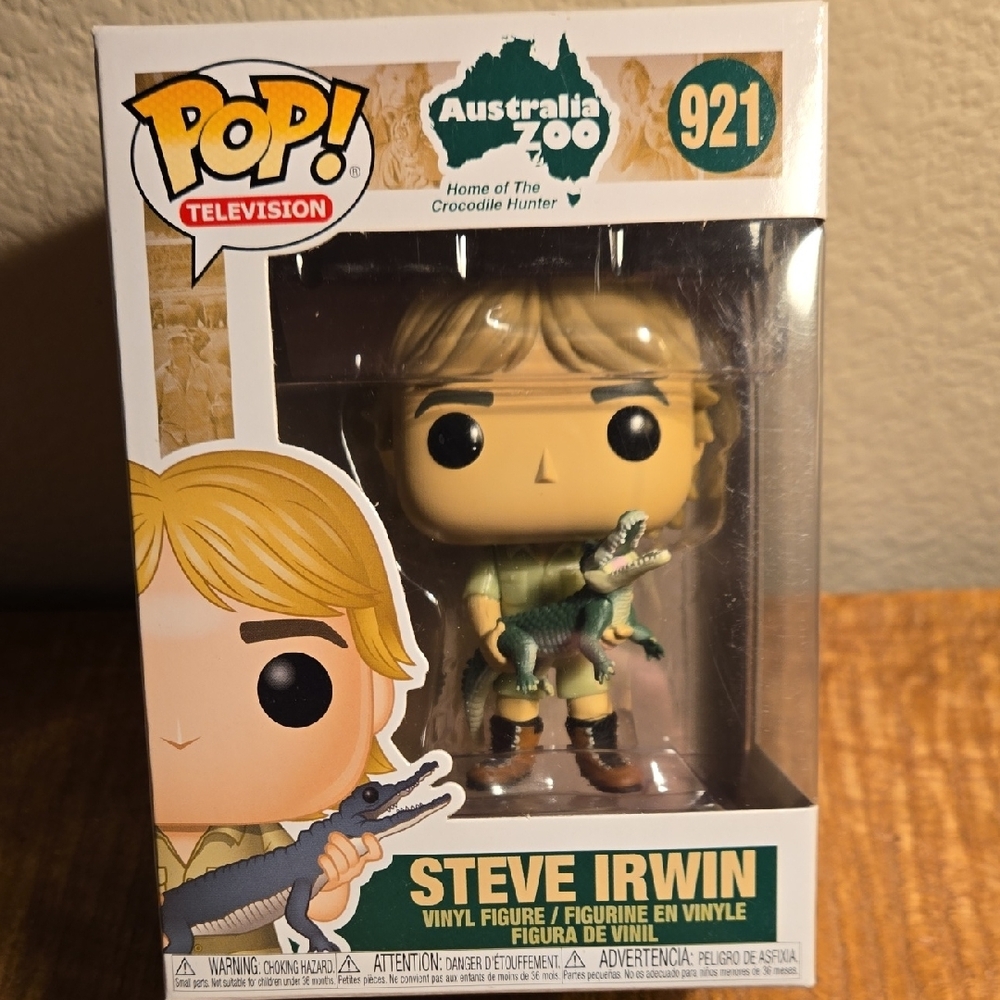 Funko Tan and Green Steve Irwin‎ Action Figure